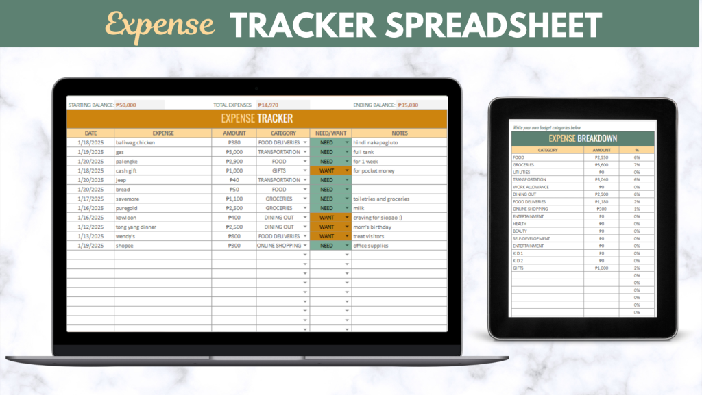 expense-tracker-spreadsheet